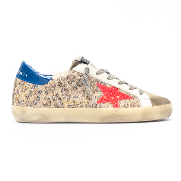 Leopard canvas sneakers                                                                                                                               Golden Goose GWF00101 front