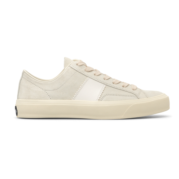 Beige sneakers with brand plate Tom Ford | Ratti Boutique