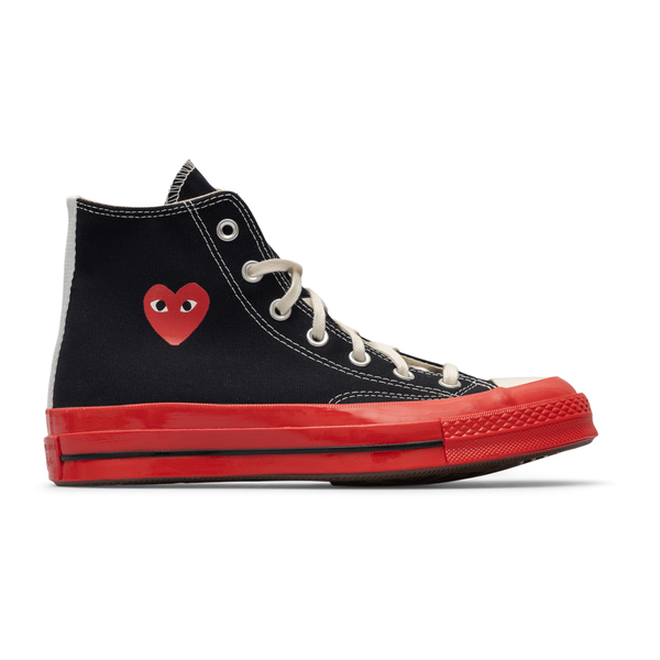 H-Brands Scarpe Sneakers Sneakers alte Sneaker alte x Converse nera e rossa 