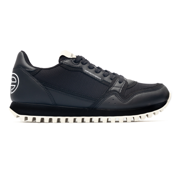 Sneakers nere con logo su tallone                                                                                                                     Emporio Armani X4X557 retro
