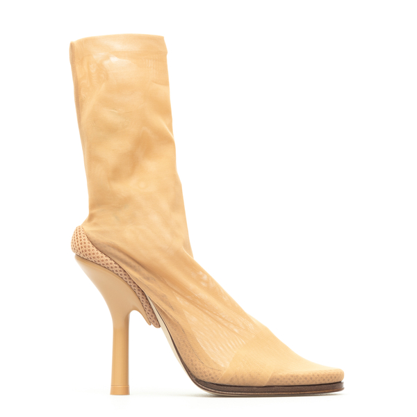 Beige sock ankle boots                                                                                                                                Burberry 8046179 front