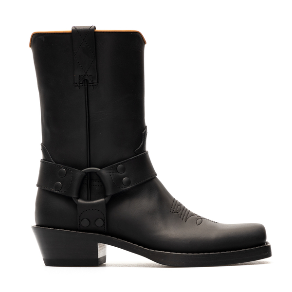 Black ankle boots with low heel                                                                                                                       Buttero BTR201 back