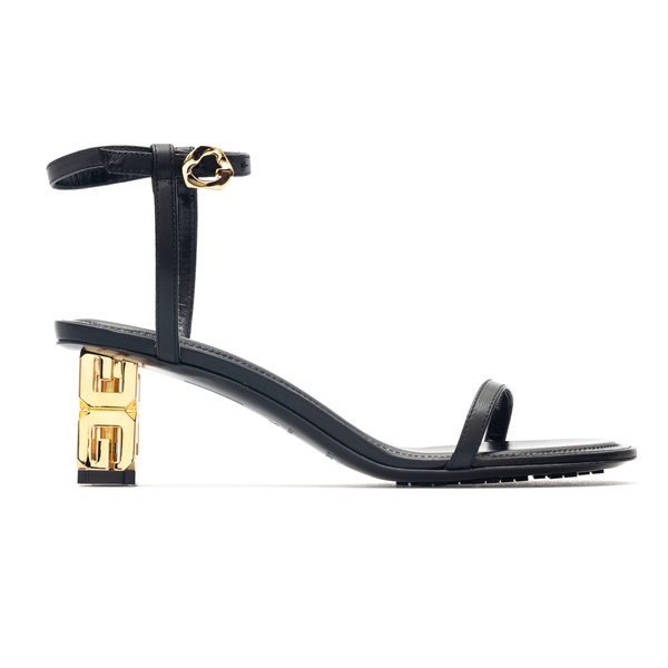 Sandals with metal logo heel                                                                                                                          Givenchy BE3064 front