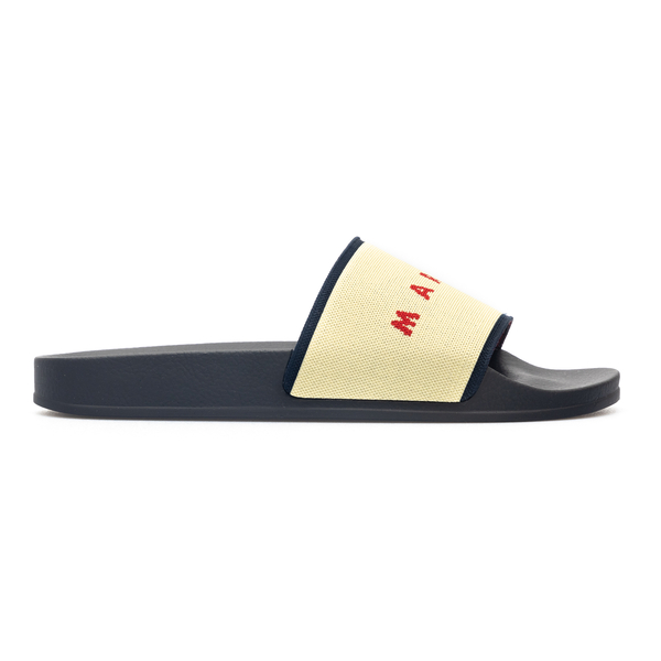 Rubber slippers with contrasting band                                                                                                                 Marni SAMR003202 back