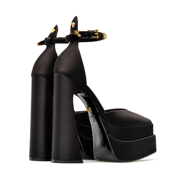 Versace ヴェルサーチェ Leather Mary Jane Heels Pumps