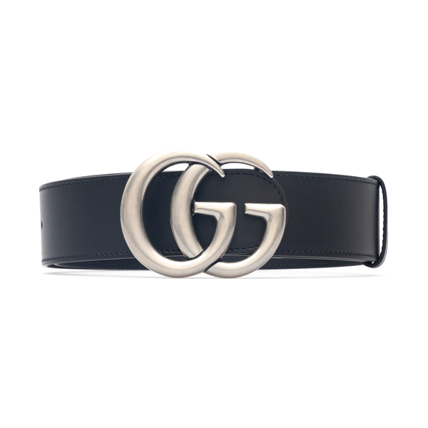 Leather belt with logo                                                                                                                                Gucci 397660 front