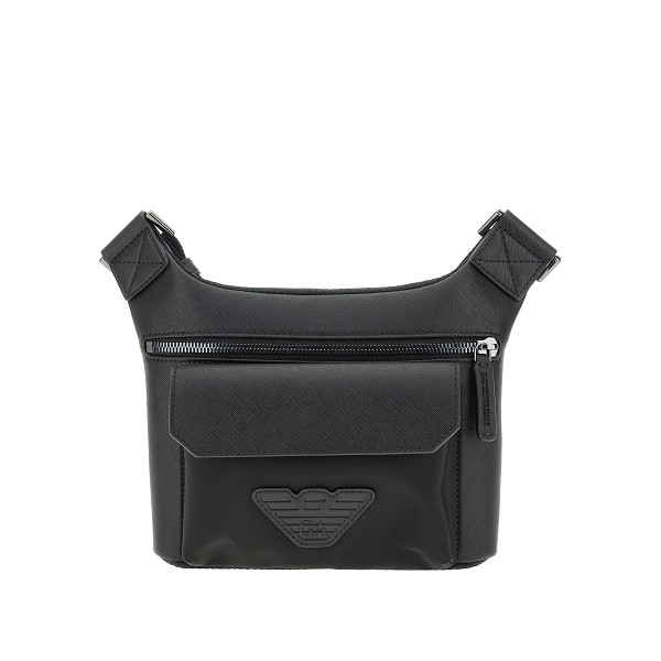 Emporio Armani One-shoulder Backpack in Black for Men | Lyst