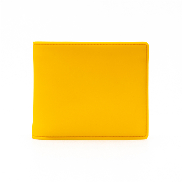 Portafoglio bi-fold giallo                                                                                                                             davanti