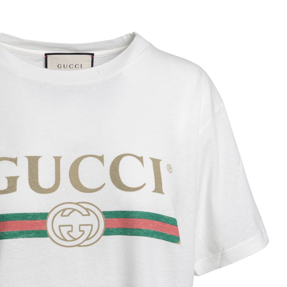 White with logo and flower Gucci | Ratti