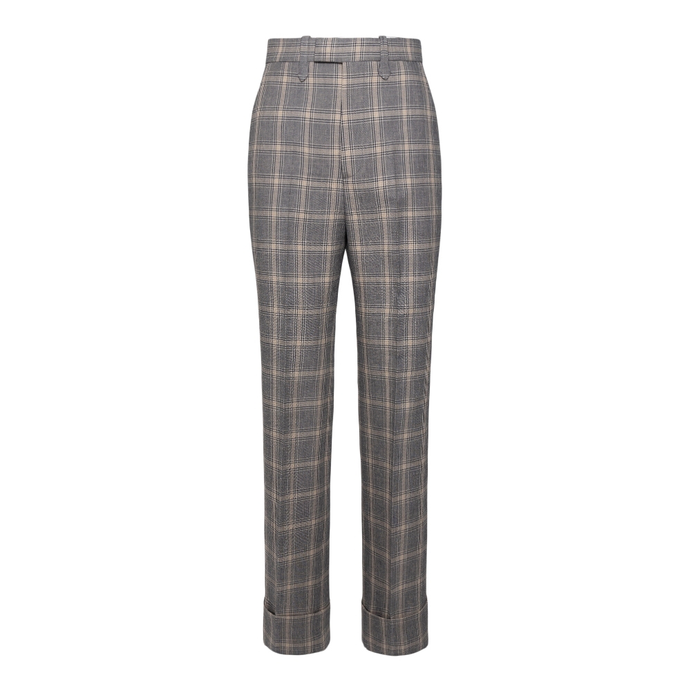 Gray checkered pants Gucci | Ratti Boutique