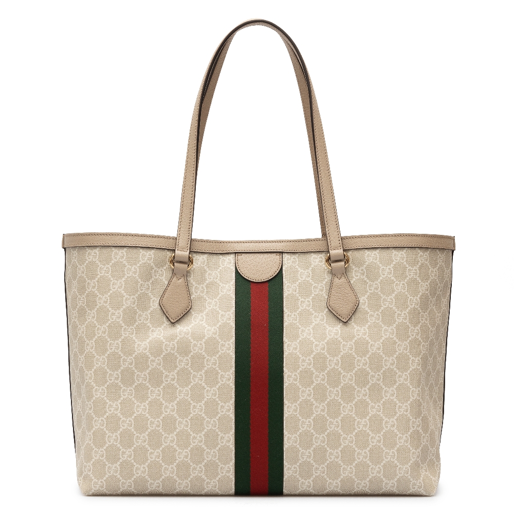Beige Supreme fabric tote bag Gucci | Ratti Boutique