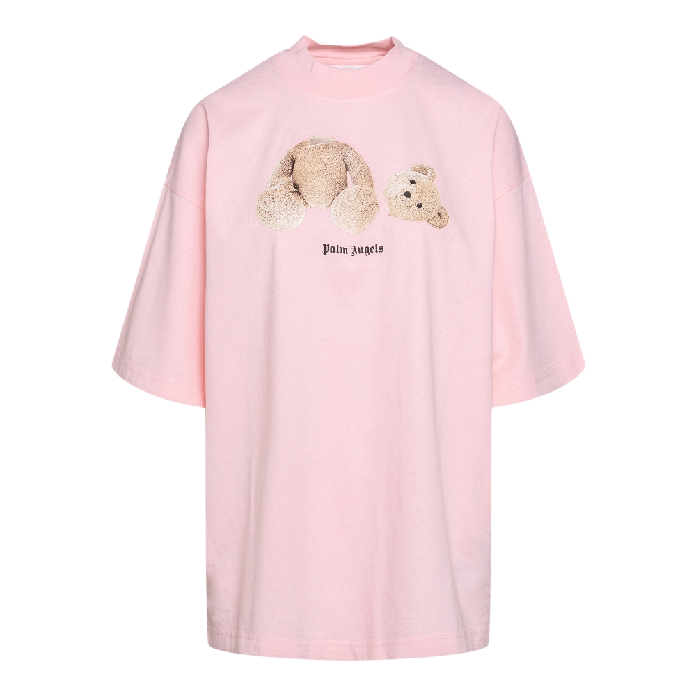 High Street Style Teddy Bear Flag Printing Short-Sleeved Palm Angel Tshirt  - China Replica T-Shirt and Luxury T-Shirt price