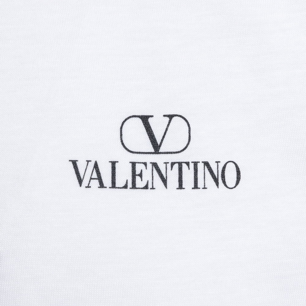 White t-shirt with logo Valentino | Ratti Boutique