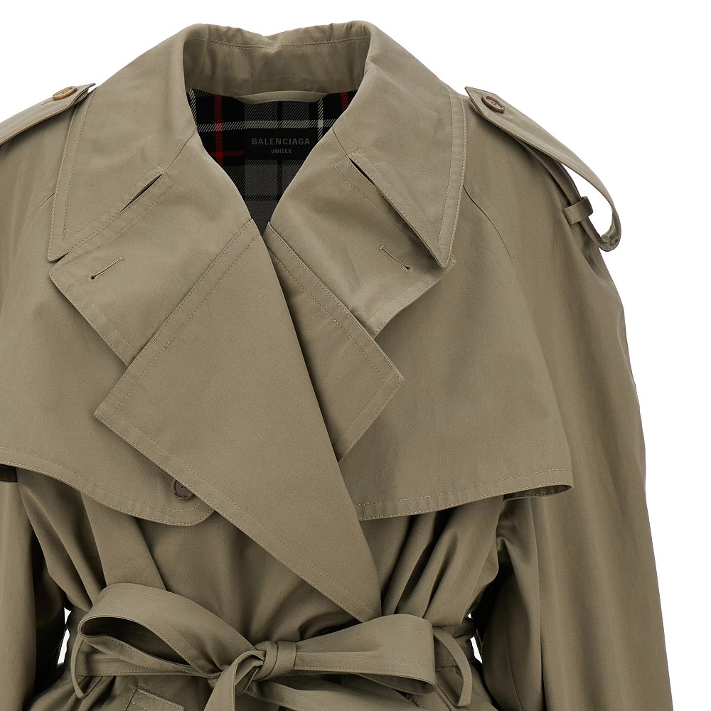 Trench coat Balenciaga Beige size 34 FR in Cotton  21945653