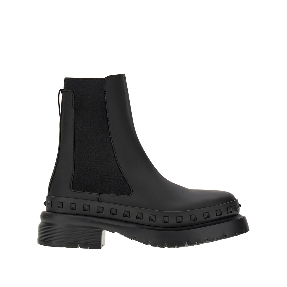 Rockstud' leather chelsea boots Valentino Garavani Ratti Boutique