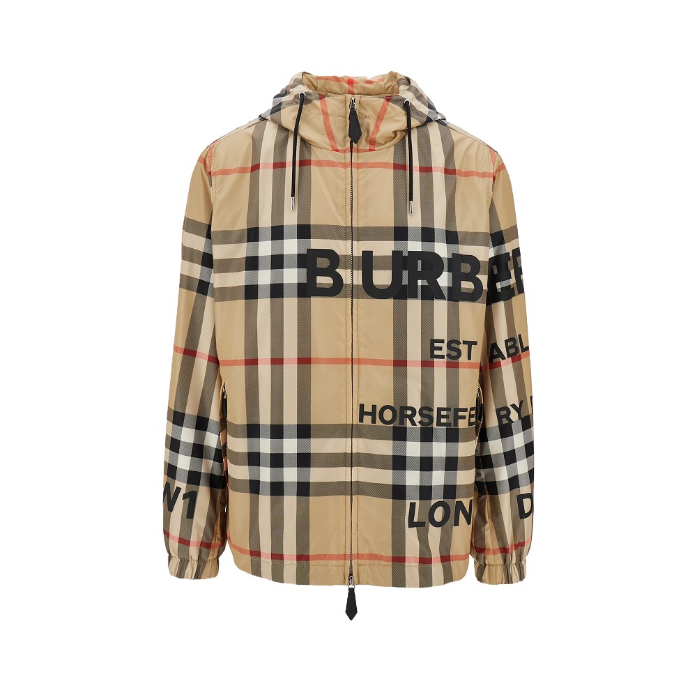 Burberry: Black Nylon Jacket | SSENSE Canada