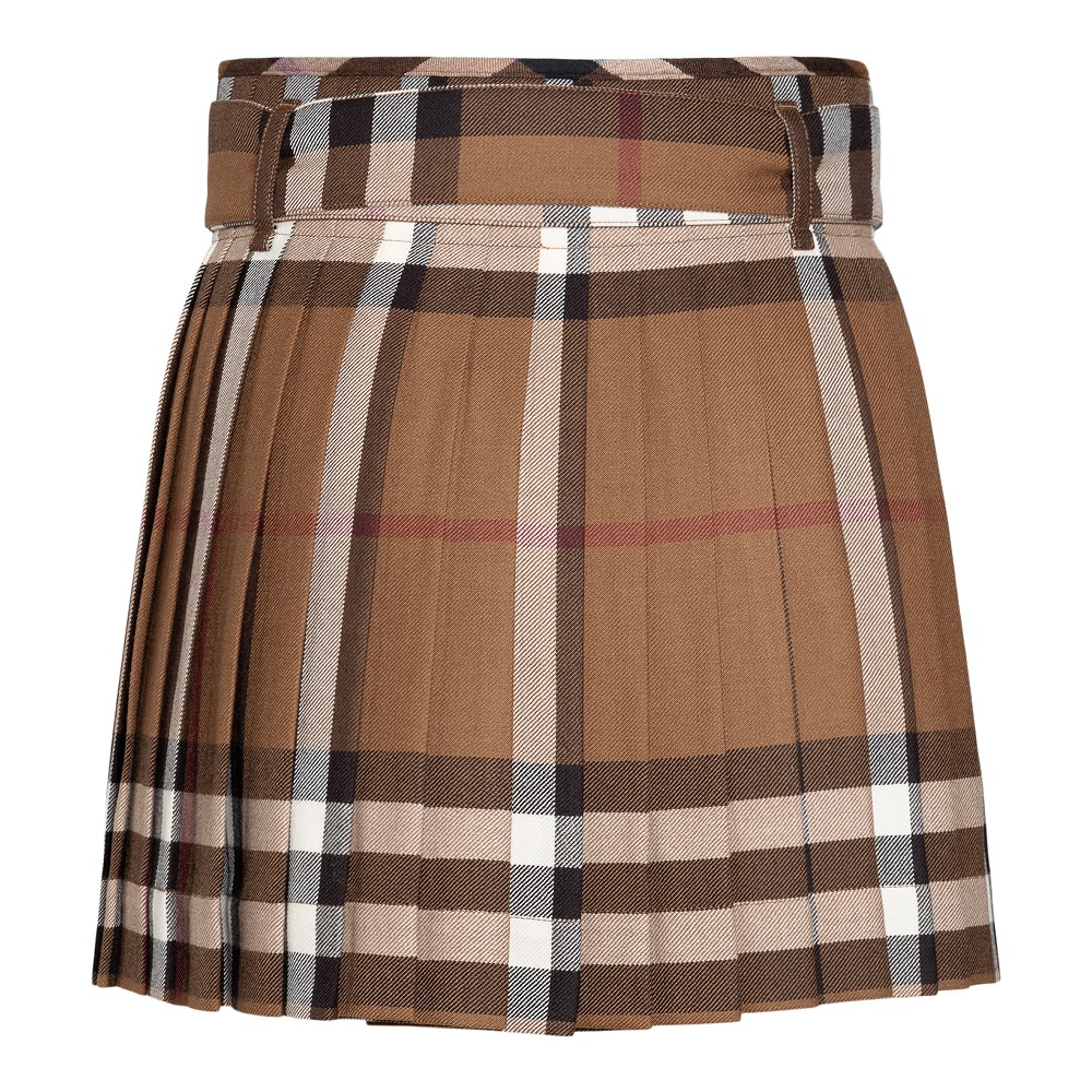 Exaggerated Check wool skirt Burberry Ratti Boutique