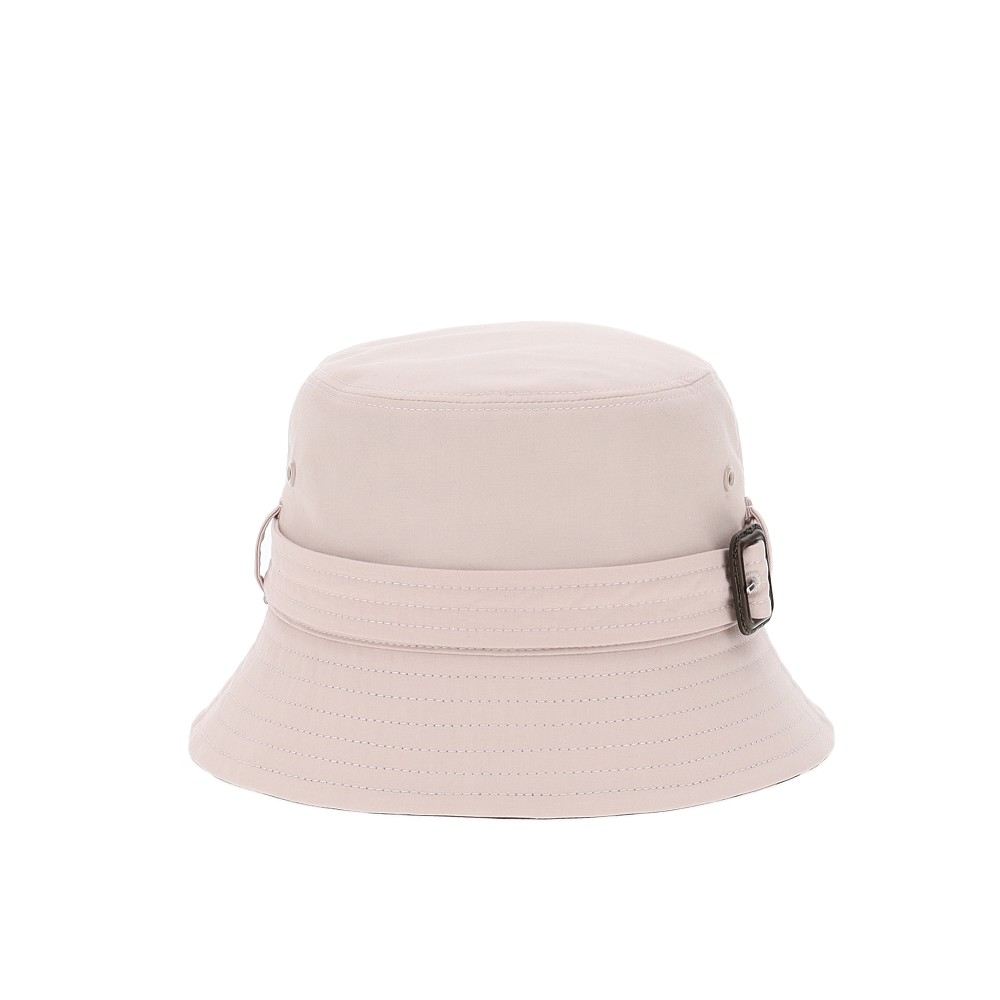 Cotton gabardine bucket hat Burberry | Ratti Boutique