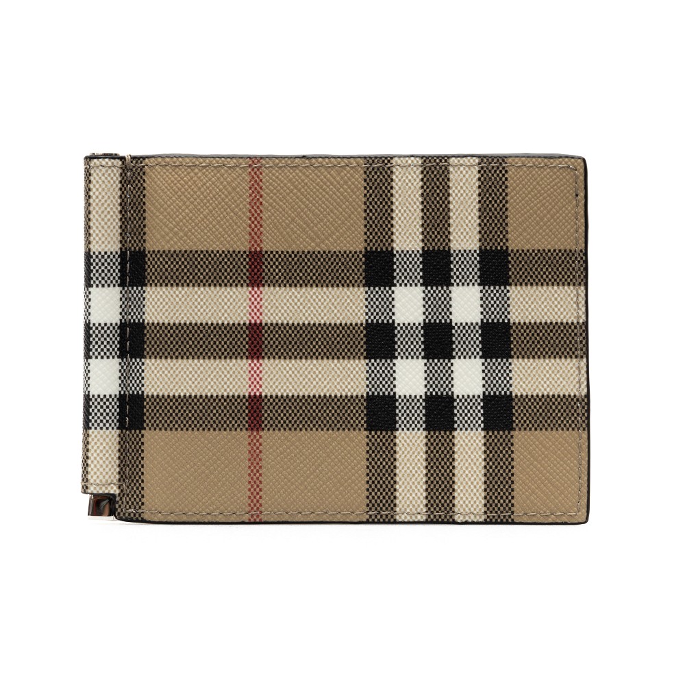 Cardholder with money clip Burberry | Ratti Boutique