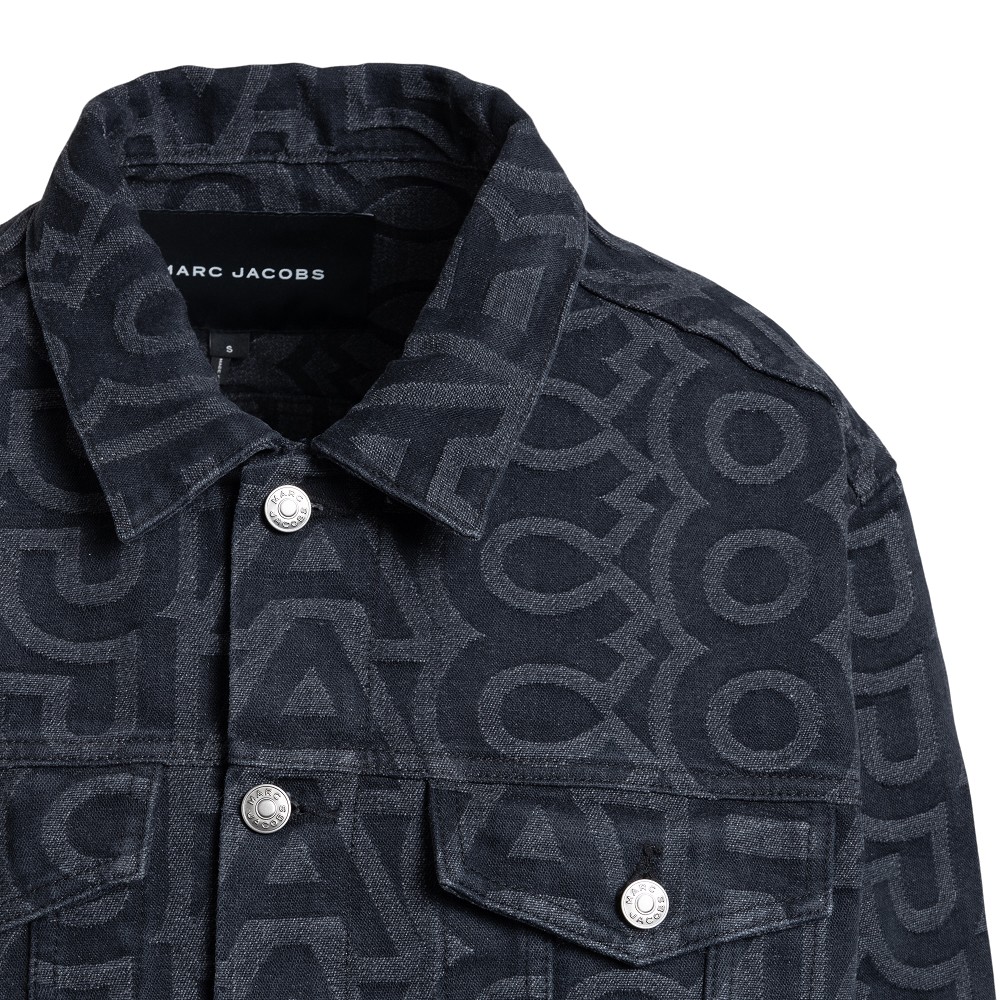 Marc Jacobs Black 'The Monogram' Denim Jacket